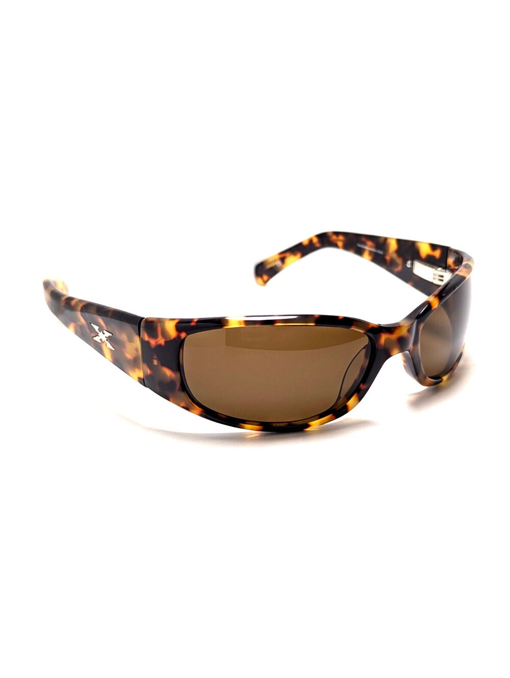XRAY Neurotix Brown Tortoise Casual Rectangle Wrap Women's Fashion Sunglasses